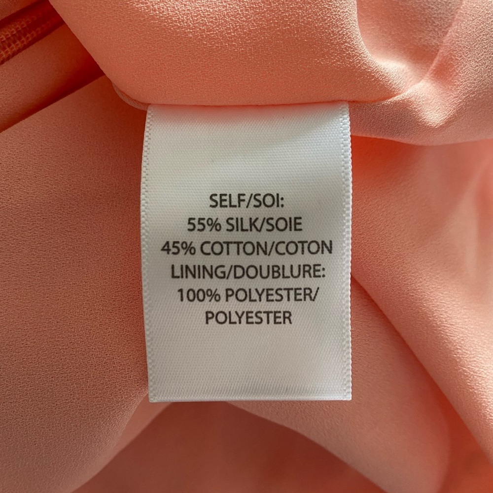 Tanya Taylor Coral Bianka Silk Blend Wrap Mini Dress - Picture 7 of 8
